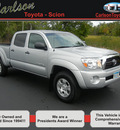 toyota tacoma 2011 silver pickup truck v6 4x4 double cab gasoline 6 cylinders 4 wheel drive automatic 55448