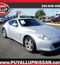 nissan 370z 2009 lt  gray coupe gasoline 6 cylinders rear wheel drive automatic 98371