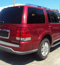 lincoln aviator 2004 red suv gasoline 8 cylinders rear wheel drive automatic 32901