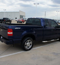 ford f 150 2008 dk  blue stx gasoline 8 cylinders 2 wheel drive automatic with overdrive 76108