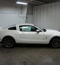ford shelby gt500 2012 white coupe gasoline 8 cylinders rear wheel drive 6 speed manual 76108