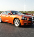 dodge charger 2011 orange sedan se gasoline 6 cylinders rear wheel drive shiftable automatic 60915