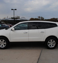 chevrolet traverse 2011 white lt gasoline 6 cylinders front wheel drive automatic 76087