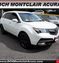 acura mdx 2010 white suv w tech gasoline 6 cylinders all whee drive automatic 07044