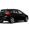 ford focus 2012 black hatchback titanium gasoline 4 cylinders front wheel drive 6 speed automatic 77388