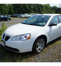 pontiac g6 2005 white sedan gt gasoline 6 cylinders front wheel drive automatic with overdrive 08902