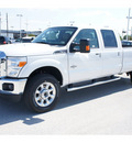 ford f 350 super duty 2012 white plat lariat biodiesel 8 cylinders 4 wheel drive automatic with overdrive 77388