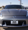 nissan 370z 2009 lt  gray coupe gasoline 6 cylinders rear wheel drive 6 speed manual 76018