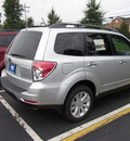 subaru forester 2011 silver wagon 2 5x premium gasoline 4 cylinders all whee drive automatic 07701