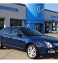 ford fusion 2007 dk  blue sedan i 4 sel gasoline 4 cylinders front wheel drive 5 speed manual 77065