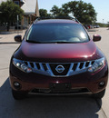 nissan murano 2009 red suv sl gasoline 6 cylinders front wheel drive automatic with overdrive 76087
