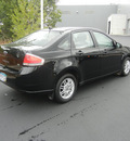 ford focus 2009 black sedan se gasoline 4 cylinders front wheel drive automatic 55448