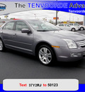 ford fusion 2006 silver sedan v6 sel gasoline 6 cylinders front wheel drive 6 speed automatic 56301