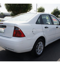ford focus 2007 white sedan zx4 s gasoline 4 cylinders front wheel drive automatic 91761