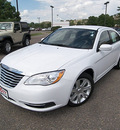 chrysler 200 2011 white sedan touring flex fuel 6 cylinders front wheel drive automatic 81212