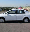 nissan versa 2010 white sedan 1 8 s gasoline 4 cylinders front wheel drive automatic with overdrive 80229
