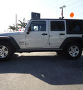 jeep wrangler unlimited 2010 silver suv sport gasoline 6 cylinders 2 wheel drive automatic 33177