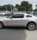 ford mustang 2010 silver coupe gasoline 6 cylinders rear wheel drive automatic 33884