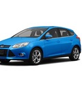 ford focus 2012 blue hatchback sel gasoline 4 cylinders front wheel drive 6 speed automatic 77388