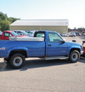 gmc sierra 3500 1997 blue pickup truck rc sl 4x4 plow gasoline v8 4 wheel drive automatic with overdrive 55318