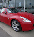 nissan 370z 2011 red coupe gasoline 6 cylinders rear wheel drive not specified 46219