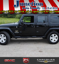 jeep wrangler unlimited 2007 black suv sahara gasoline 6 cylinders 4 wheel drive not specified 44024