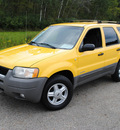ford escape 2001 yellow suv xlt gasoline 6 cylinders front wheel drive 4 speed automatic 44024