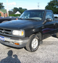 mazda b series pickup 1996 black pickup truck b2300 se gasoline 4 cylinders rear wheel drive 4 speed with overdrive 45840