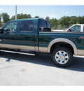ford f 250 super duty 2012 dk  green lariat biodiesel 8 cylinders 4 wheel drive shiftable automatic 77388