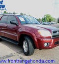 toyota 4runner 2006 salsa red suv sr5 gasoline 6 cylinders 4 wheel drive automatic 80910