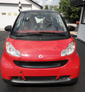 smart fortwo 2009 red coupe passion gasoline 3 cylinders rear wheel drive automatic 45005