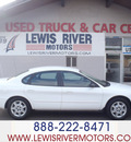 ford taurus 2006 white sedan gasoline 6 cylinders front wheel drive automatic 98674