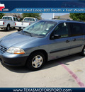 ford windstar 2000 blue van lx gasoline v6 front wheel drive automatic with overdrive 76108
