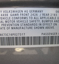 volkswagen passat 2006 gray sedan 2 0t gasoline 4 cylinders front wheel drive automatic 46410