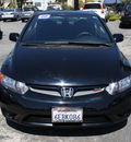 honda civic 2008 black coupe si gasoline 4 cylinders front wheel drive 6 speed manual 94063