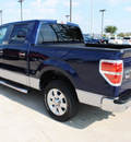 ford f 150 2010 blue xlt gasoline 8 cylinders 2 wheel drive automatic 75228