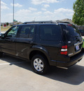 ford explorer 2010 black suv xlt gasoline 6 cylinders 2 wheel drive automatic with overdrive 76108