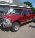 ford f 350 super duty 2003 red pickup truck lariat crew 4wd diesel 8 cylinders 4 wheel drive automatic 55016