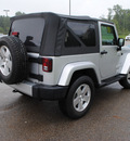 jeep wrangler 2008 silver suv sahara gasoline 6 cylinders 4 wheel drive not specified 44024
