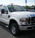 ford f 250 2009 white super duty gasoline 8 cylinders 4 wheel drive automatic 13502