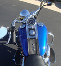 harley davidson flstf 2010 blue fat boy 2 cylinders 6 speed 45342