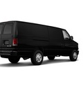 ford econoline cargo 2011 black van e 250 flex fuel 8 cylinders rear wheel drive elect  4 spd auto o d tra 07735