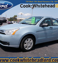 ford focus 2008 lt  blue sedan s gasoline 4 cylinders front wheel drive automatic 32401