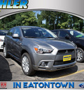 mitsubishi outlander sport 2011 lt  gray se gasoline 4 cylinders all whee drive automatic 07724