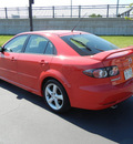 mazda mazda6 2007 red hatchback i touring gasoline 4 cylinders front wheel drive automatic 55420