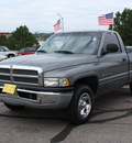 dodge ram pickup 1500 2001 grey pickup truck gasoline 6 cylinders rear wheel drive automatic with overdrive 80229