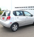 chevrolet aveo 2006 silver hatchback ls gasoline 4 cylinders front wheel drive 5 speed manual 80504
