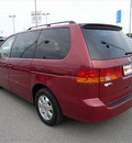 honda odyssey 2003 red van exl gasoline 6 cylinders front wheel drive automatic 46219