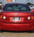 toyota corolla 2010 red sedan le gasoline 4 cylinders front wheel drive automatic 75228