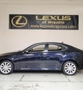 lexus is 250 2009 dk  blue sedan awd navi gasoline 6 cylinders all whee drive 6 speed automatic 55391